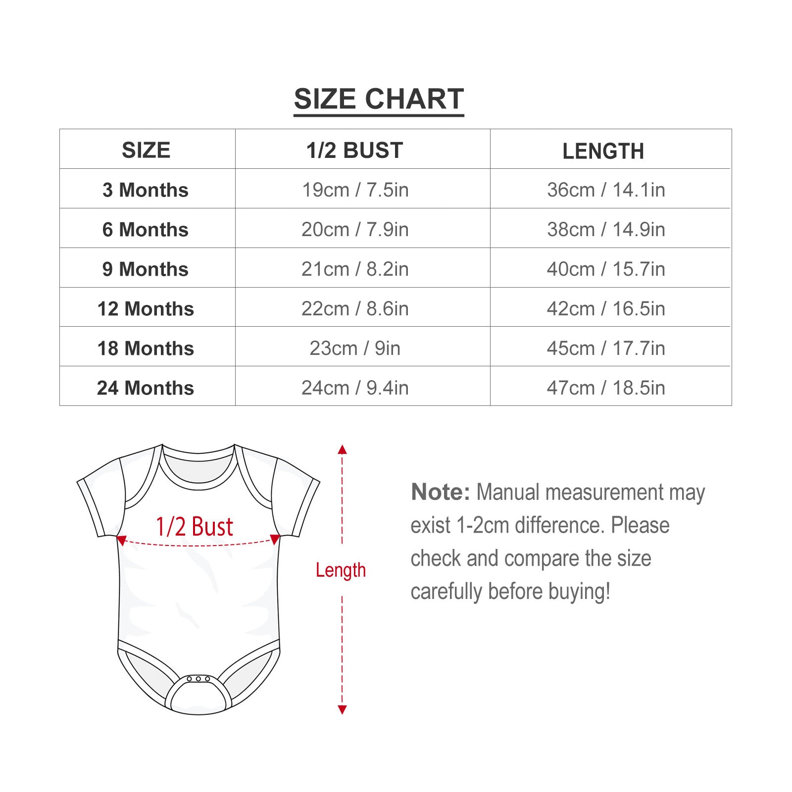 Short -Sleeve Baby's Bodysuit